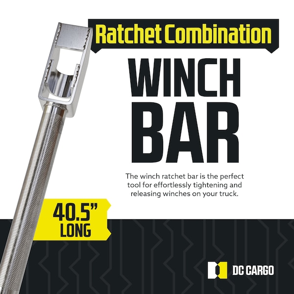 Combination Winch Bar, Square Head